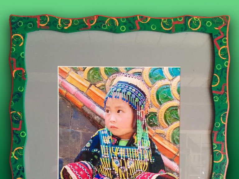 hand painted picture frame Madison CT