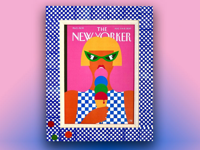 We created original handcrafted and hand painted poster frames in our Madison, CT shop