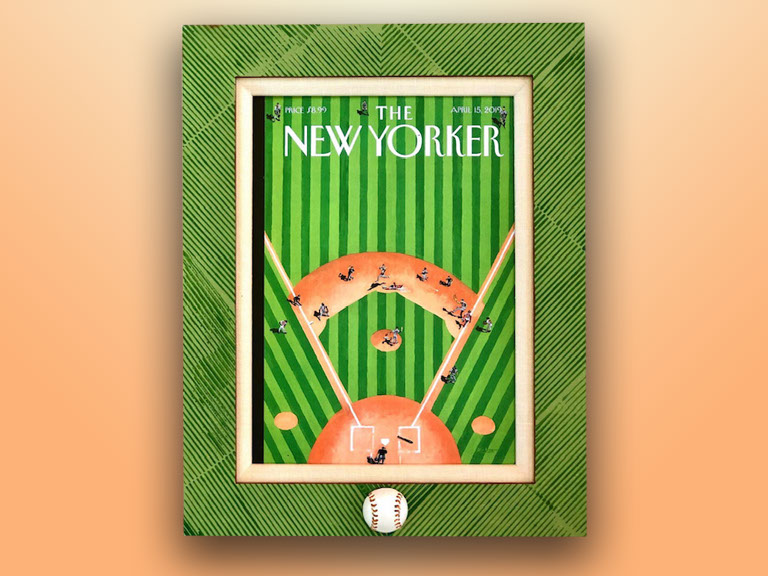 We created original handcrafted and hand painted poster frames in our Madison, CT shop
