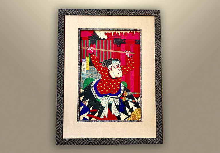 Hand carved and painted picture frame Madison CT